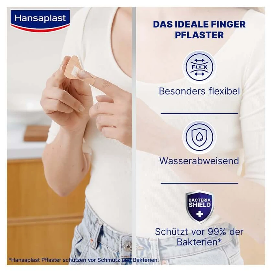 Hansaplast Elastische vingertoppleister, 5 x 4,4 cm 50 st.