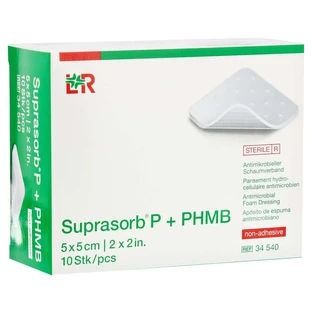 Suprasorb P+phmb apósito de espuma 5x5 cm 10 uds.