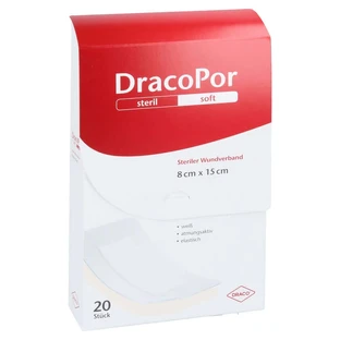 Dracopor wondverband 8x15 cm steriel 20 st.