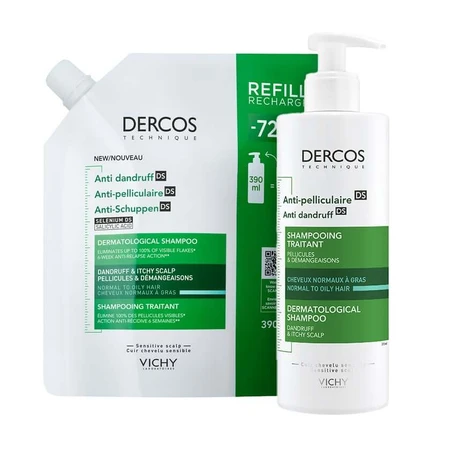 Vichy Anti-Dandruff Sh. Vet + Navulling 1 Set