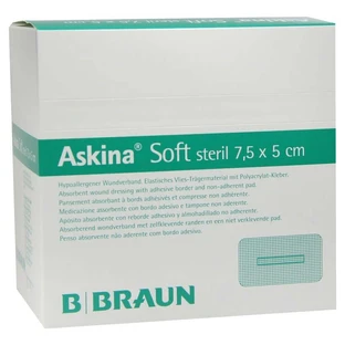 Askina Zacht Wondverband 5x7,5 cm steriel 50 st.