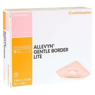 Allevyn Gentle Border Lite 7,5x7,5 cm Sc 10 St