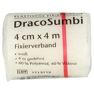 Vendaje de fijación Dracosumbi 4 cmx4 m blanco 1 ud.