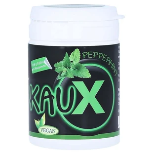 KAUX tandverzorging kauwgom Pepermunt met X 40 stuks.