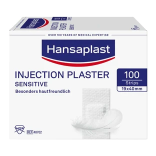 Hansaplast Sensitive injection plaster, 4 x 1.9cm, 100 pcs.