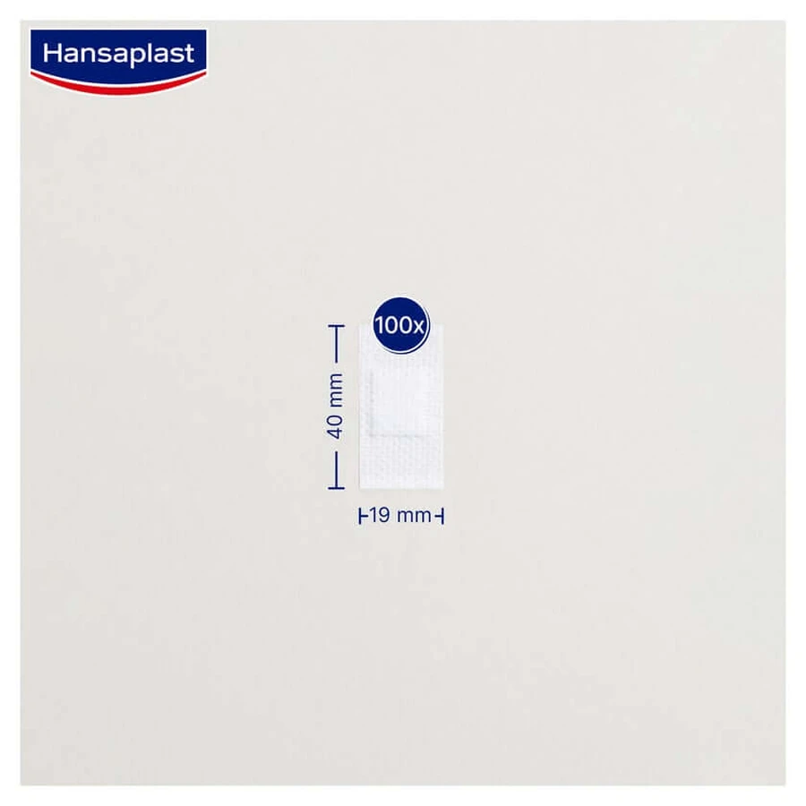 Hansaplast Sensitive injection plaster, 4 x 1.9cm, 100 pcs.