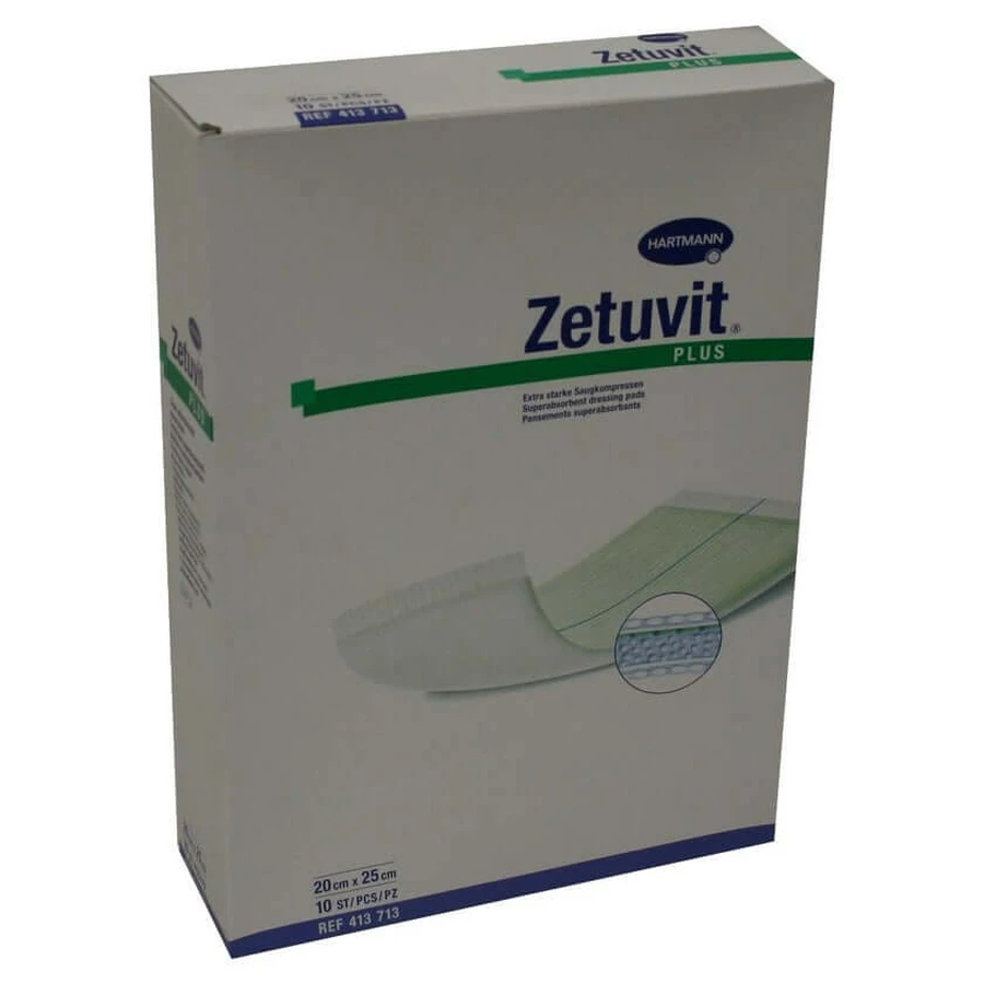 Zetuvit Plus sterile 20 x 25 cm 10 pcs.