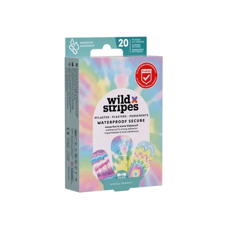 Plâtre imperméable Wild Stripes - Rainbow Edition 20 pcs.