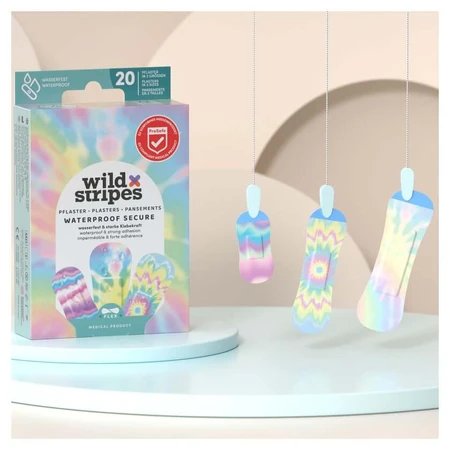 Plâtre imperméable Wild Stripes - Rainbow Edition 20 pcs.