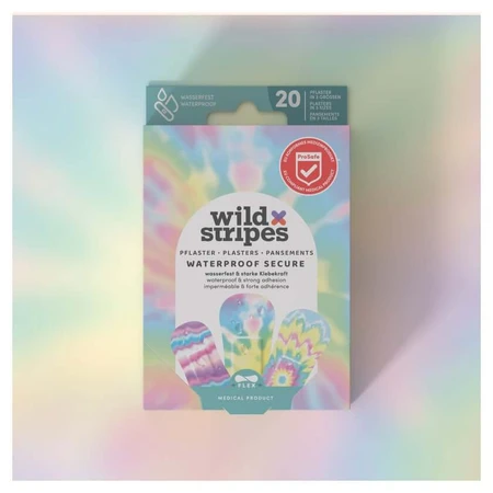Plâtre imperméable Wild Stripes - Rainbow Edition 20 pcs.