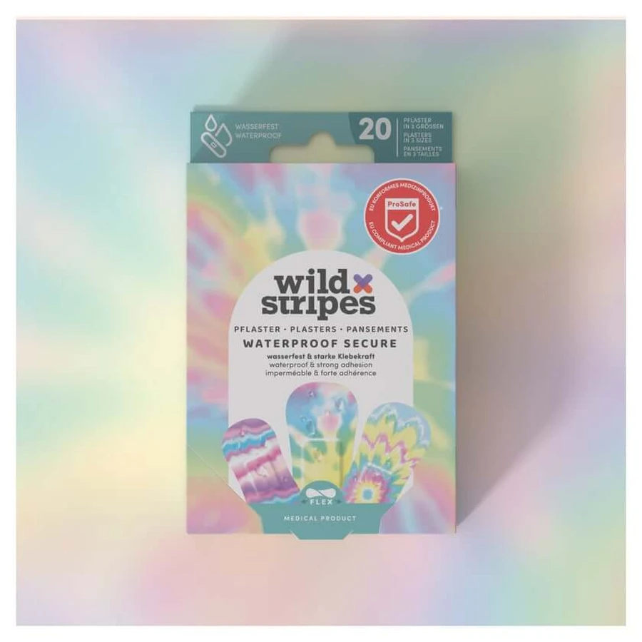 Plâtre imperméable Wild Stripes - Rainbow Edition 20 pcs.