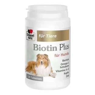 Double Heart for Animals Biotin Plus for Dogs 120 St