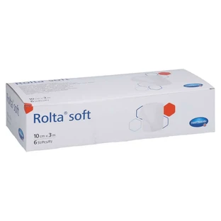 Rolta zacht synthetisch katoenen verband 10 cmx3 m 6 st.