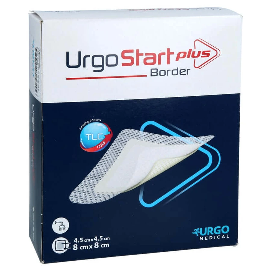 Urgostart Plus Border 8x8 Cm Wondverband 10 st.
