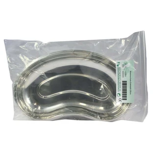 Plato riñón acero inoxidable 25 cm 1 ud