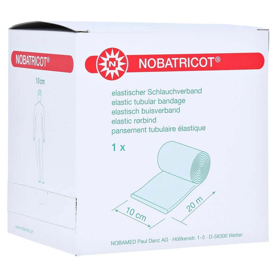 Nobatricot bandage tubulaire 10 cmx20 m 1 pc