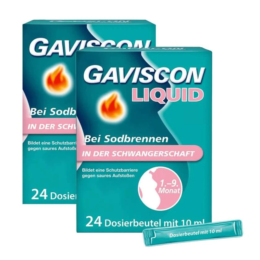 GAVISCON Vloeibare Suspensie Duo 2X24X10 ml