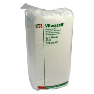 Lohmann & Rauscher Vliwazell 10 x 20 cm niet-steriel 25 st. 25 st.