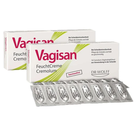 Vagisan Crème hydratante Cremolum 2X16 pcs.