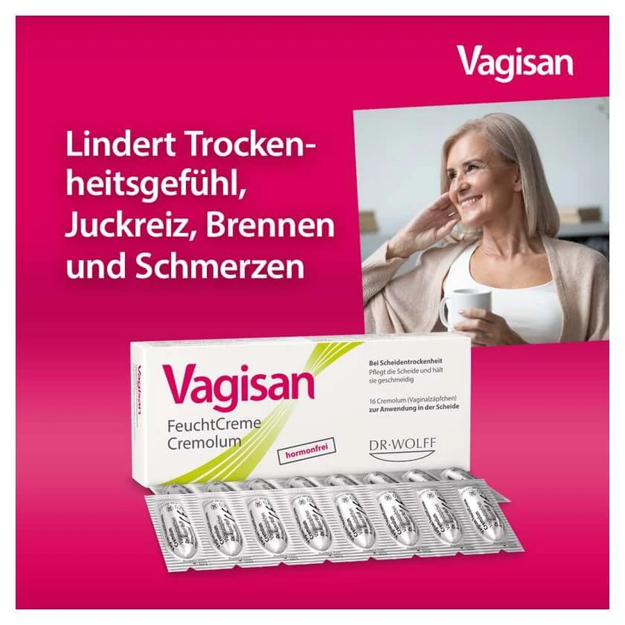 Vagisan Crème hydratante Cremolum 2X16 pcs.