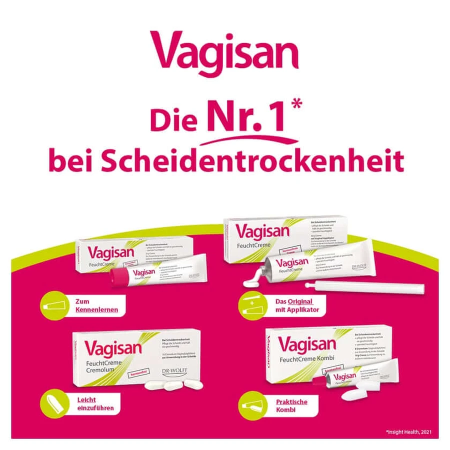 Vagisan Crème hydratante Cremolum 2X16 pcs.