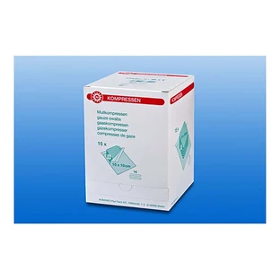 Gauze compresses 10x10 cm sterile 16-fold 15X5 pcs.