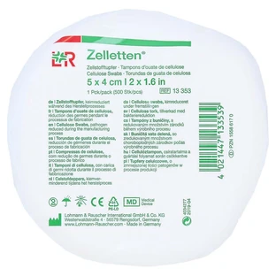 Cell swabs 4x5 cm germ-reduced Ro 500 pcs