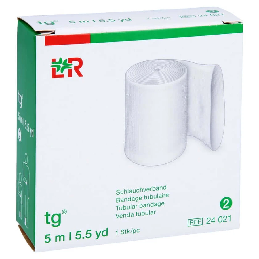 Bandage tubulaire TG taille 2 5 m blanc 1 pc