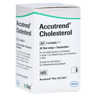 Accutrend Cholesterol Test Strips 25 pcs