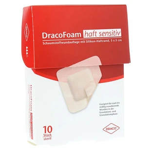 Dracofoam Adhesivo Espuma Sensible Herida 5x 10 uds.
