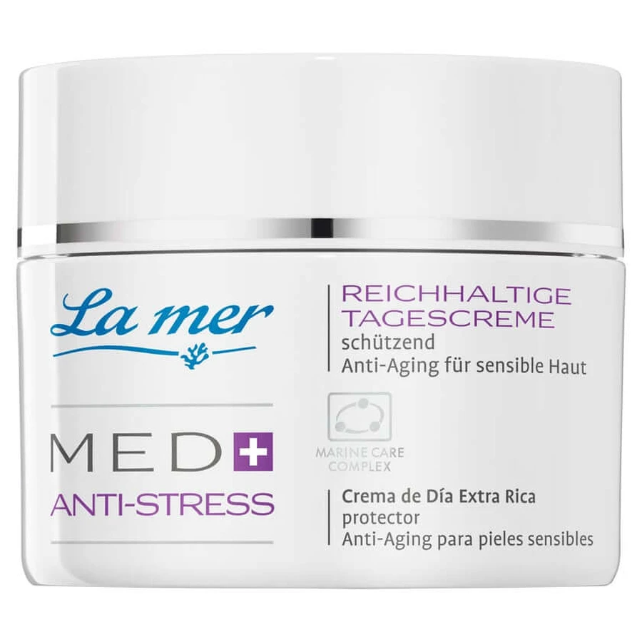 La mer MED+ ANTI-STRESS Reichhaltige Tagescreme ohne Parfum 50 ml