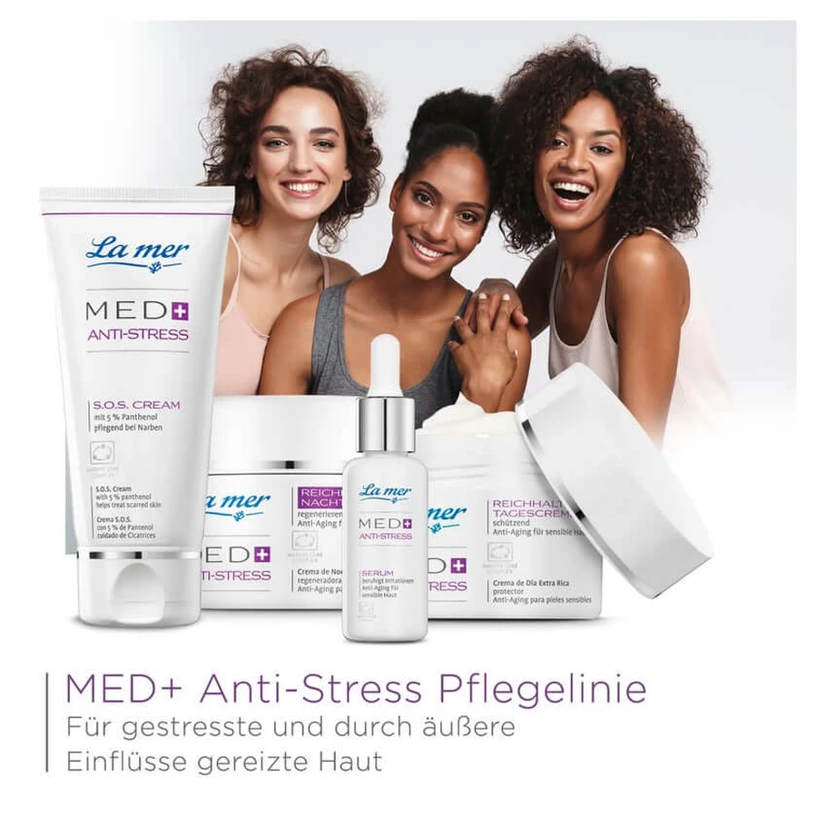 La mer MED+ ANTI-STRESS Reichhaltige Tagescreme ohne Parfum 50 ml