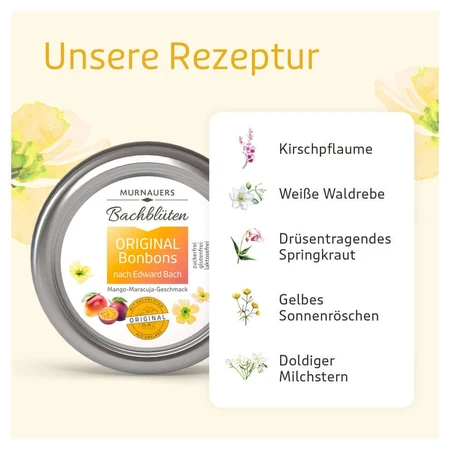 Bachblüten Murnauers Orig.bonbons Mango- 50 g