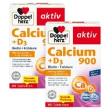 Dubbele Hart Calcium 900+d3 Tabletten 2X80 St