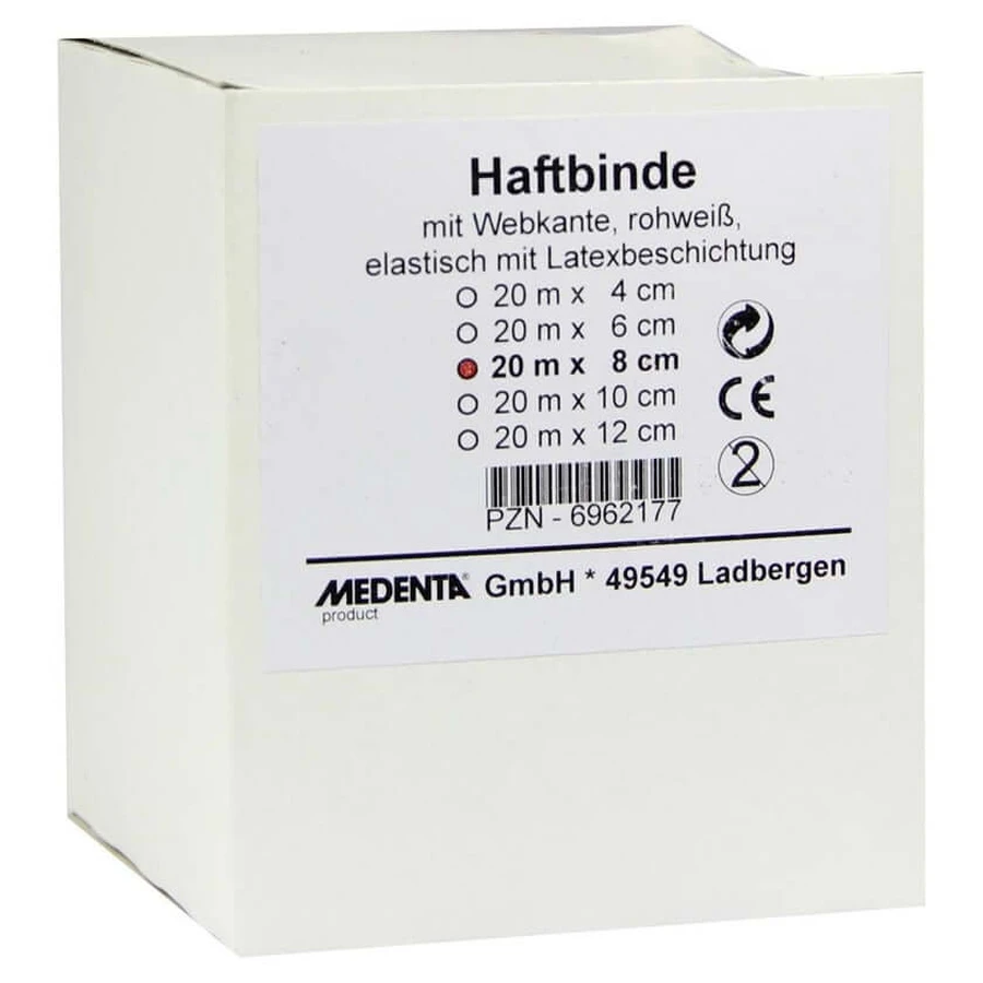 Venda adhesiva Elástica 8 cmx20 m 1 ud.