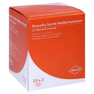Dracofix PEEL Compresas estériles 5x5cm 8x25X2 unid.