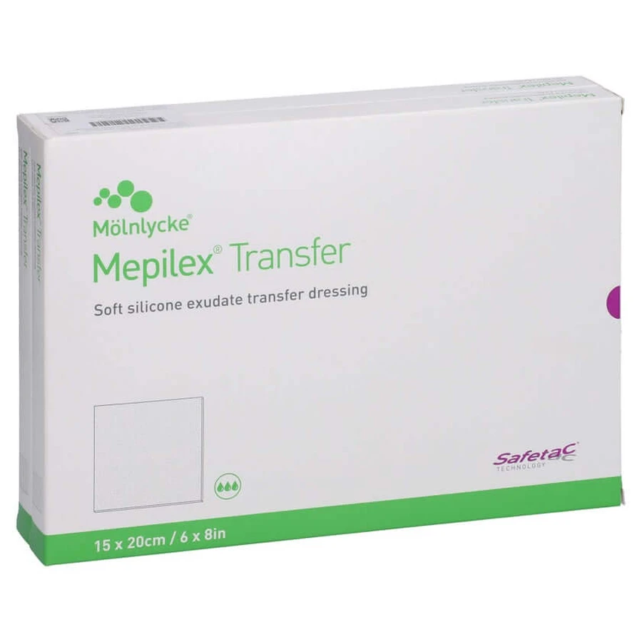 Mepilex Transfer apósito de espuma 15x20 cm 10 uds.