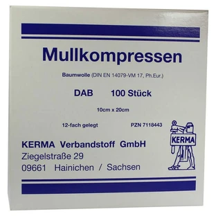 Gaaskompressen 10x20 cm niet-steriel 12-voudig 100 st.
