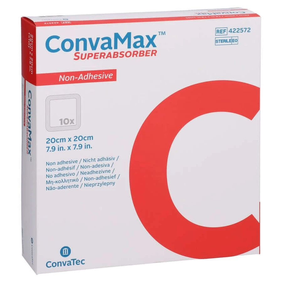 Convamax Superabsorbente No Adhesivo 20x 10 uds.