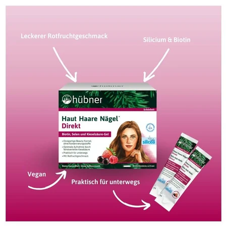 HÜbner Haut Haare Nägel Direkt Rotfrucht Flüss. 30X15 ml