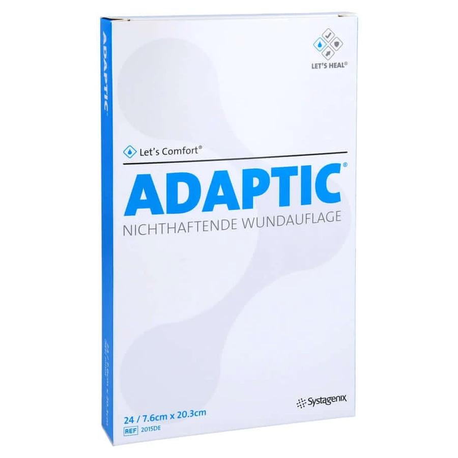 Adaptic 7,6x20,3 cm feuchte Wundauflage 24 St