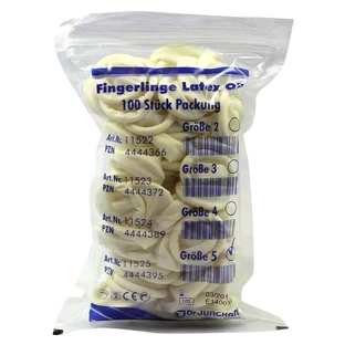 Finger cot OP latex size 5 rolled 100 pcs
