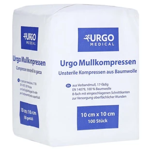 Compresse de gaze URGO 10x10 cm non stérile 100 pcs.