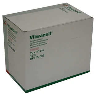 Vliwazell almohadillas absorbentes estériles 20x40 cm 12 uds.