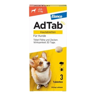 AdTab dog 5.5 - 11 kg chewable tablet 3 pcs.