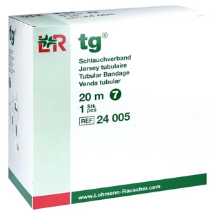 Bandage tubulaire TG taille 7 20 m blanc 1 pc