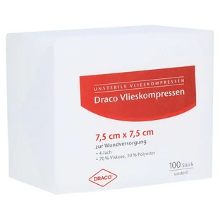Compresses non tissées non stériles 7.5x7.5 c 100 pcs.