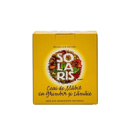 Tee zum Abnehmen mit Ingwer und Zitrone 20 Sachets, Solaris 