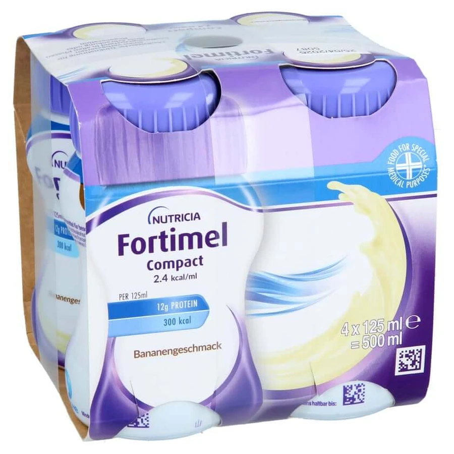Fortimel Compact 2.4 Kcal goût banane 4X125 ml