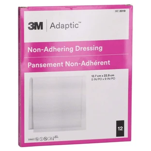 Adaptic 12,7x22,9 cm vochtig wondverband 12 st.